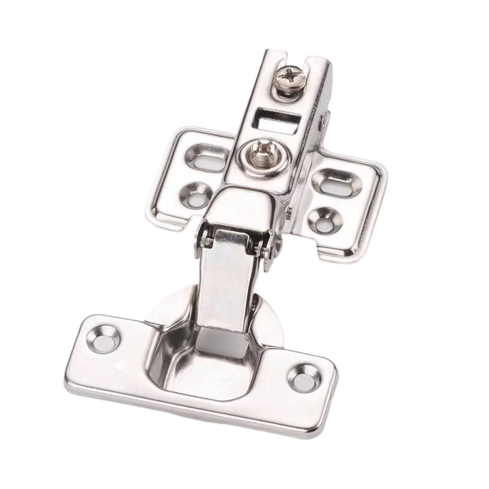 Jinfeuge Half-Overlay Stainless Steel Hydraulic Cabinet Door Hinges