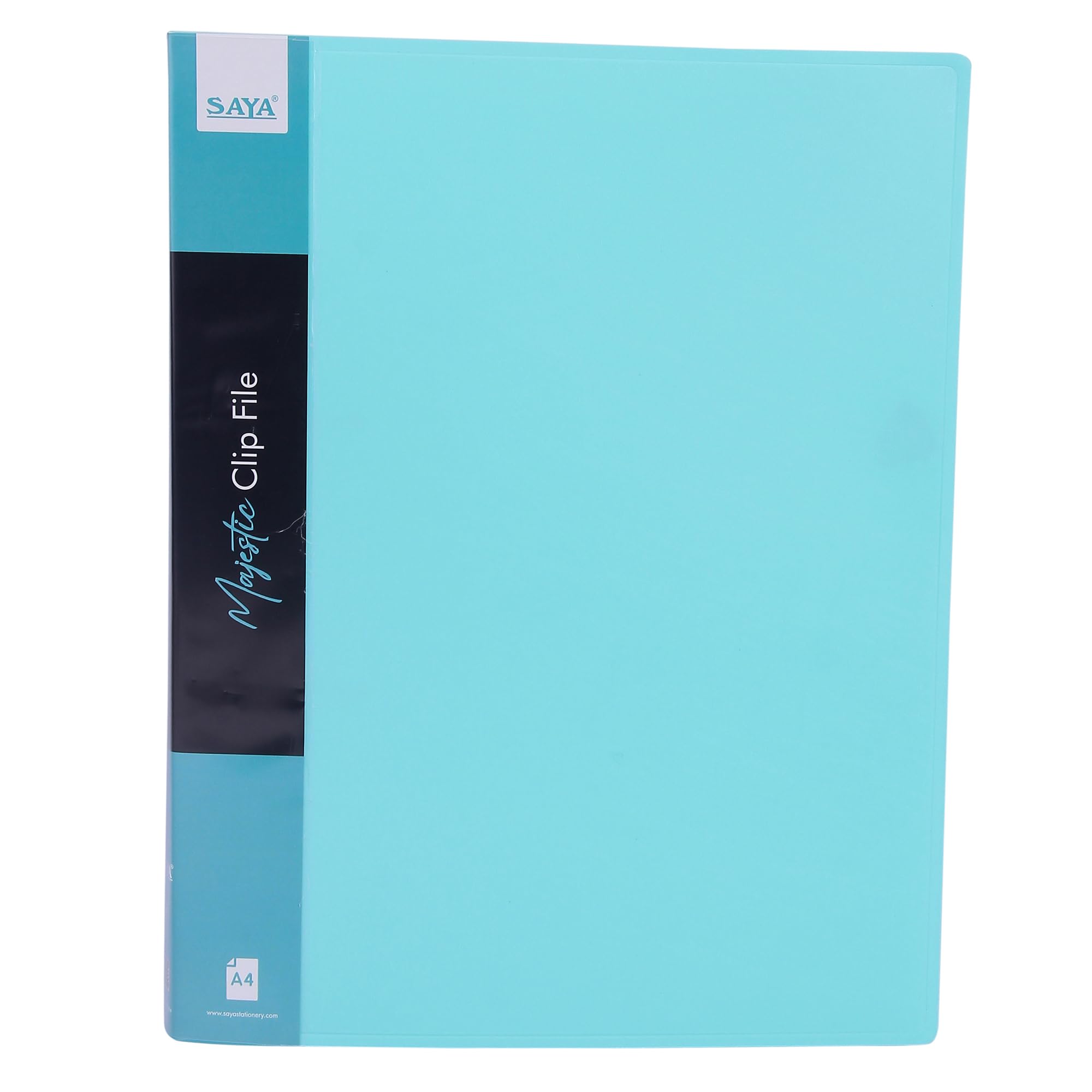 Saya Premium Berichtsmappe und Feder-Transferclip-Akten-Set, FS-Größe (2er-Pack) für Dokumentenorganisation und Zertifikate, langlebige Präsentationsmappen für Büro und Schule, A Blue