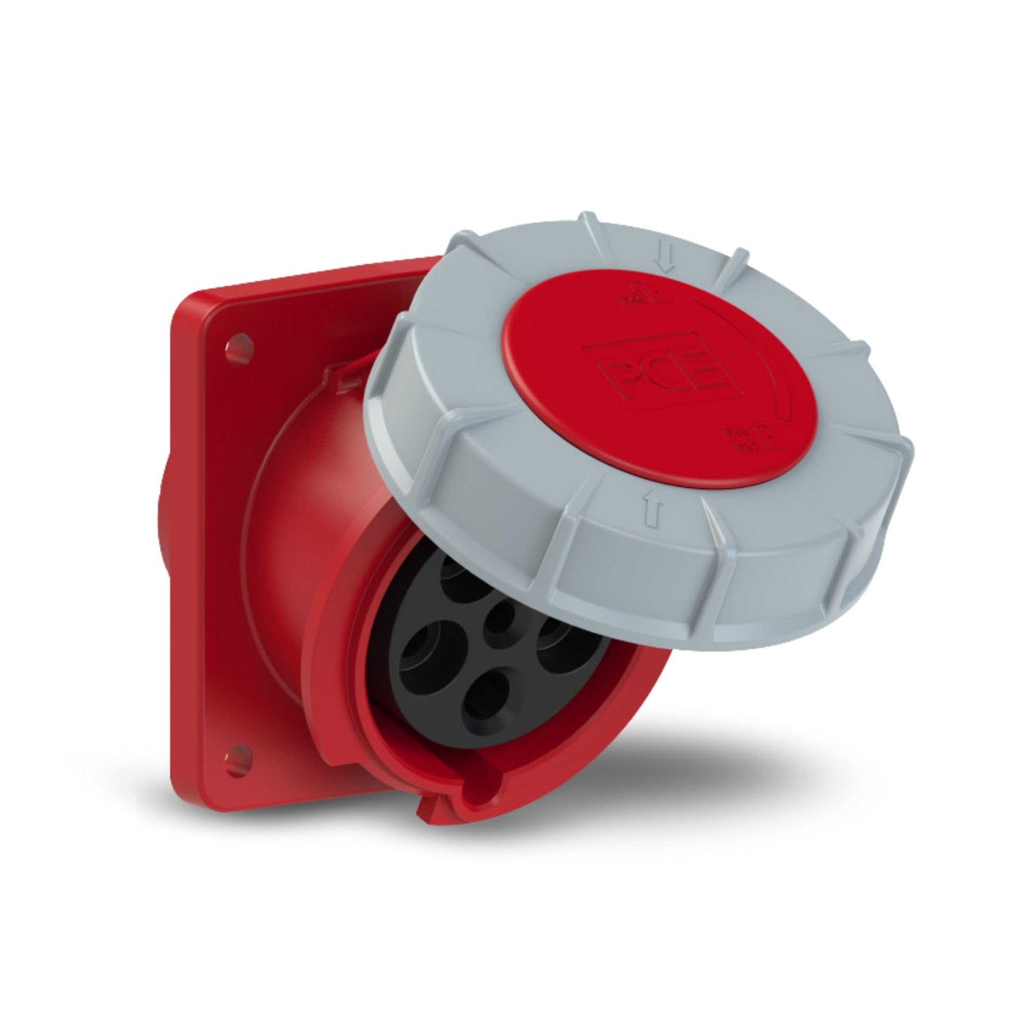 PCE 435-6 CEE-Anbausteckdose 63A 5-polig 6h IP67 Power Twist 400V