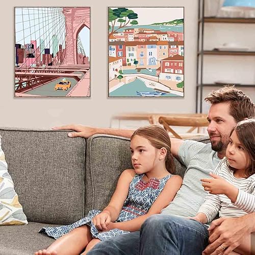 Miniatura 9 de Paquete de 9 kits de pintura de diamantes de animales pintura de diamantes 5D para niños y adultos kits de arte de diamantes de taladro completo con