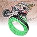 Green 50ft 1/4 inch 7000lbs Synthetic Winch Rope w/Rock Heat Guard Car SUV ATV UTV KFI Ramsey Truck