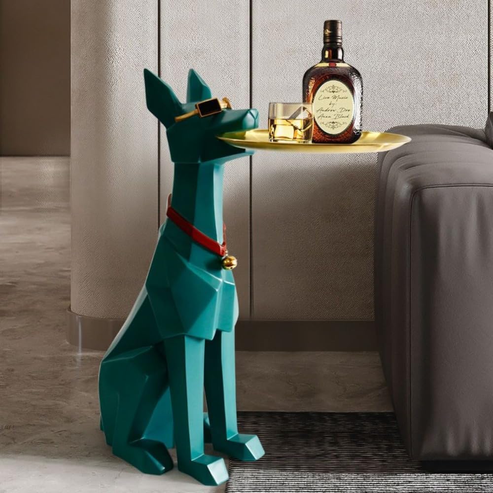 Amazon.co.jp: 大型地犬、収納、彫刻家、玄関、装飾、装飾品、工芸品