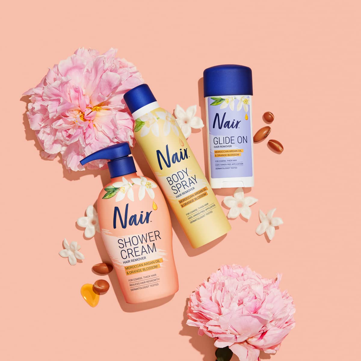 Nair Body Hair Remover Spray with Moroccan Argan Oil