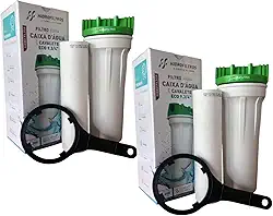Kit 02 Filtros para Caixa D'água ou cavalete, cisterna e poço artesiano Completo