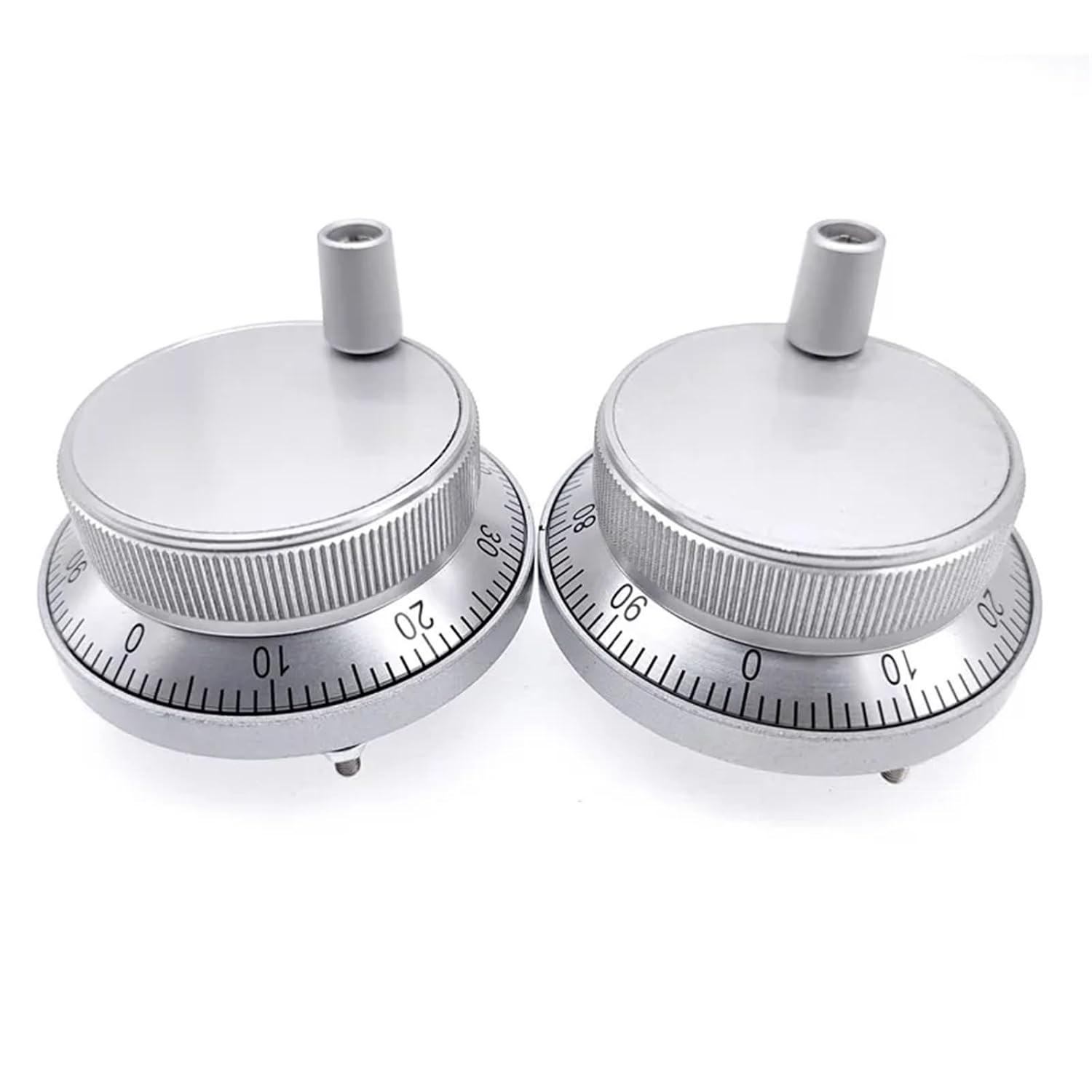 Handwheel Pulser 60mm 5V 4Pin 6Pins Pulse 100 Manual Pulses Generator(60mm 6Pin 5V 100PPR)