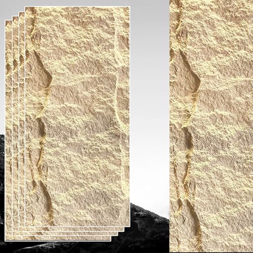 Paneles de pared 3D para renovar muros antiguos sin obras con piedra sintética aislante
