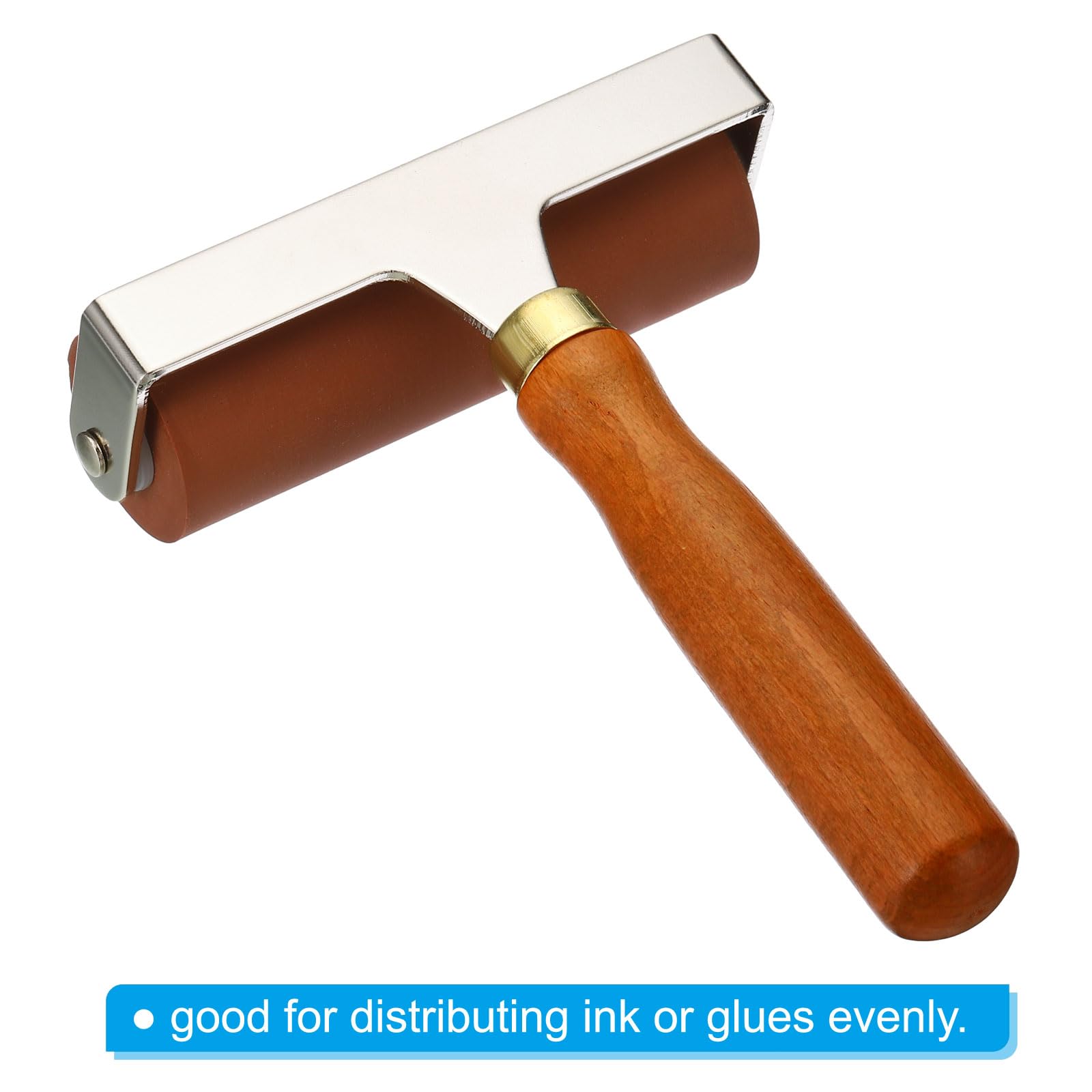 PATIKIL 4 Inch Rubber Roller Brayer - Image 3