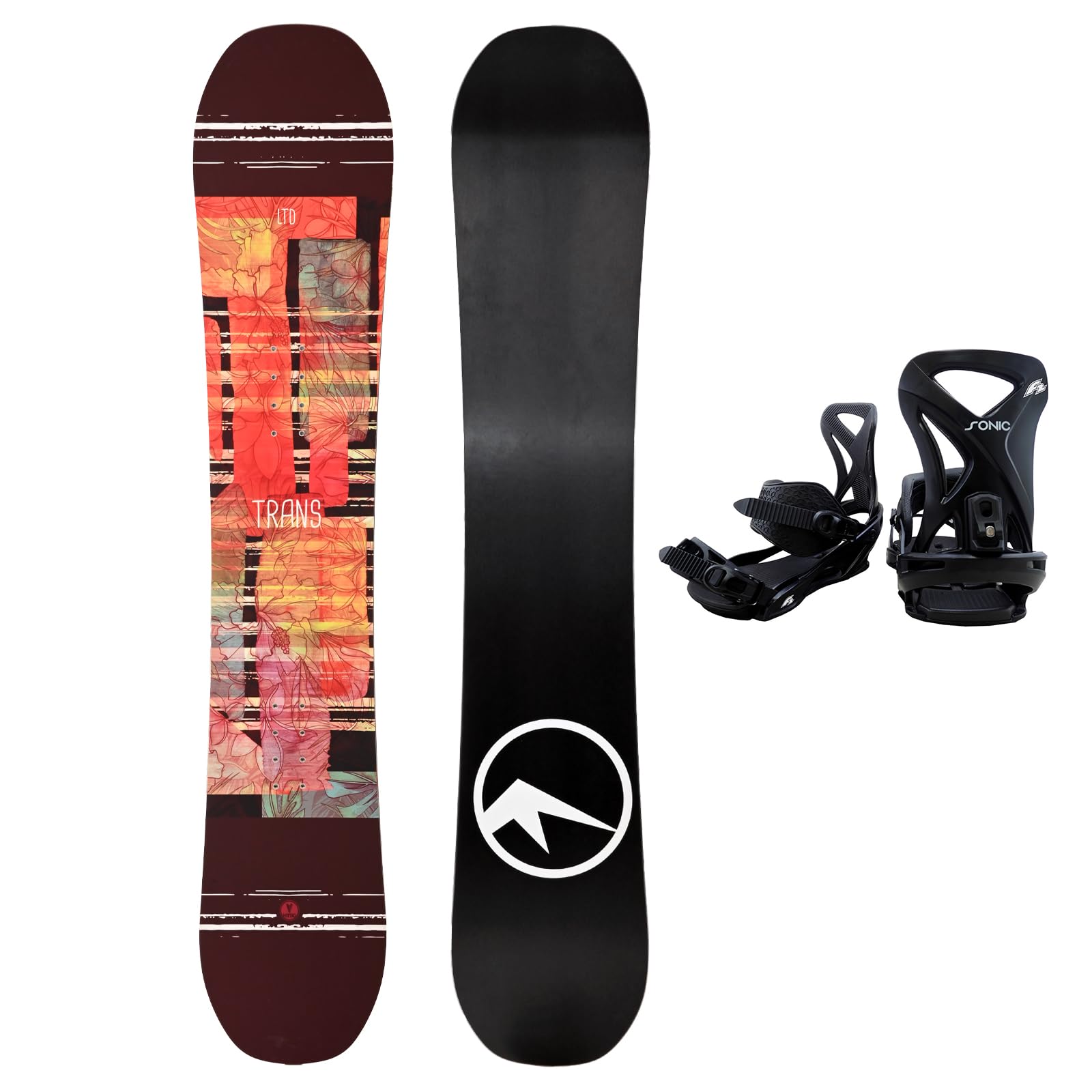 TOP Marken Snowboard Sets mit Bindung - Sale - Boards/Größen wählbar