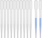 moveland 3ML Plastic Pipettes Disposable Eye Dropper Pipettes, Premium Graduated Pipettes Essential Oil Transfer for Makeup Tool, Science Class, Crafting, DIY Ar, 10 PCS
