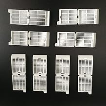 250pcs/box Lab POM Material Tissue Cartridge embedding Slice Box White Dehydration Box Tissue Cassette