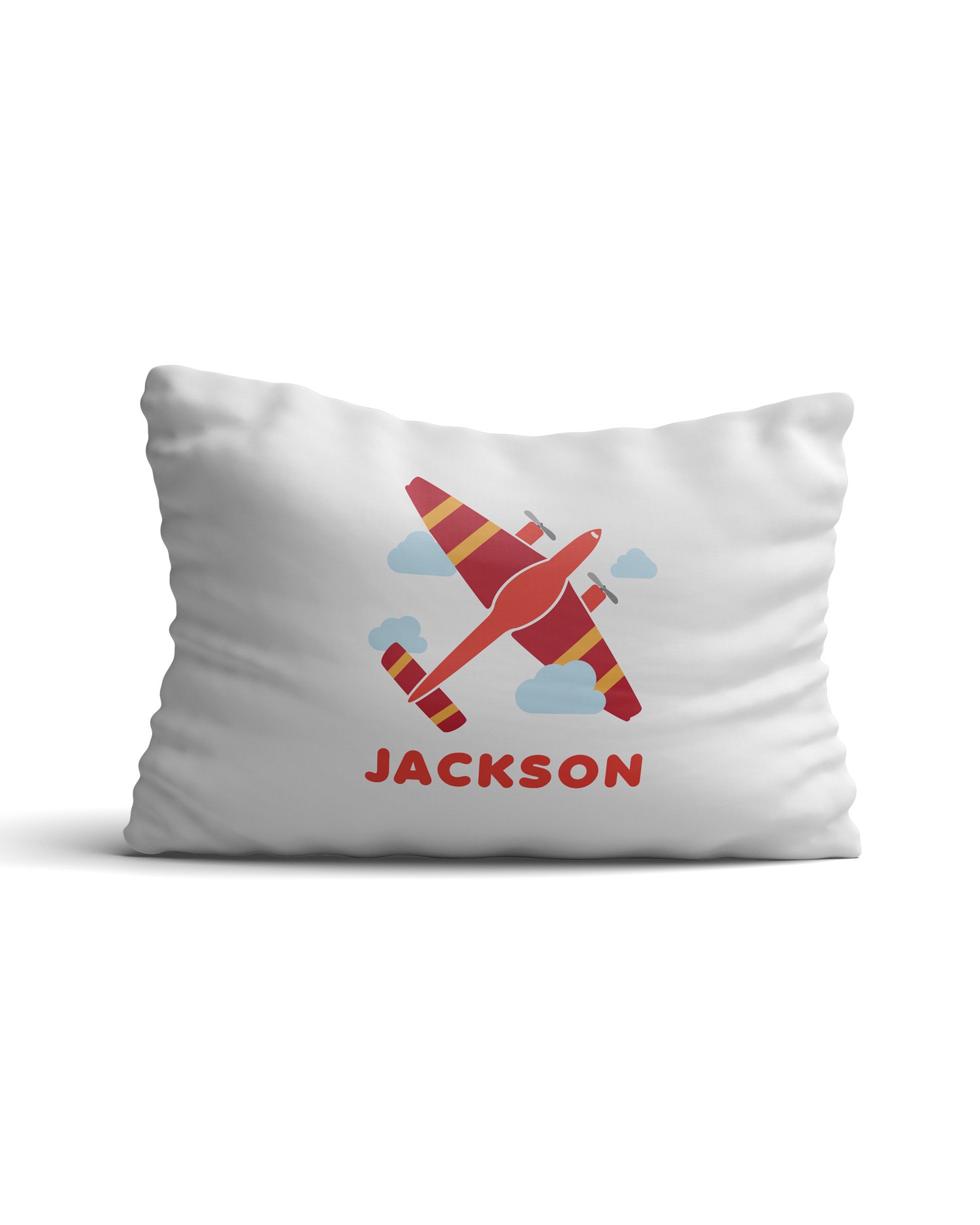 Desert Cactus Personalized Custom Kids' Pillowcase with Name Boy Version Airplane Boys & Girls Pillow Case Bedroom