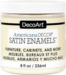 DecoArt Satin Enamels Acrylic Paint, 8 fl. oz. Jar, Beige (Pack of 1)
