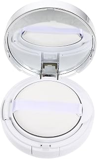 Cushion Foundation Case, White Empty Luxurious Portable Air Cushion Puff Box, BB Cream Container Dressing Case Powder Box With Air Cushion Sponge Powder Puff And Mirror