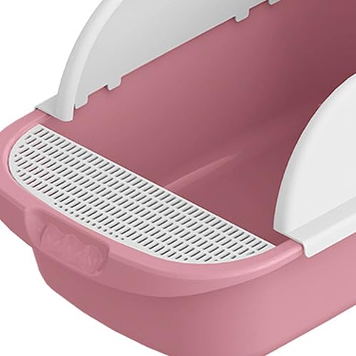 Miniatura 5 de Bandeja de arena para gatos fácil de limpiar, antisalpicaduras con cuchara, caja de arena para gatos, bandeja de arena para mascotas, suministros