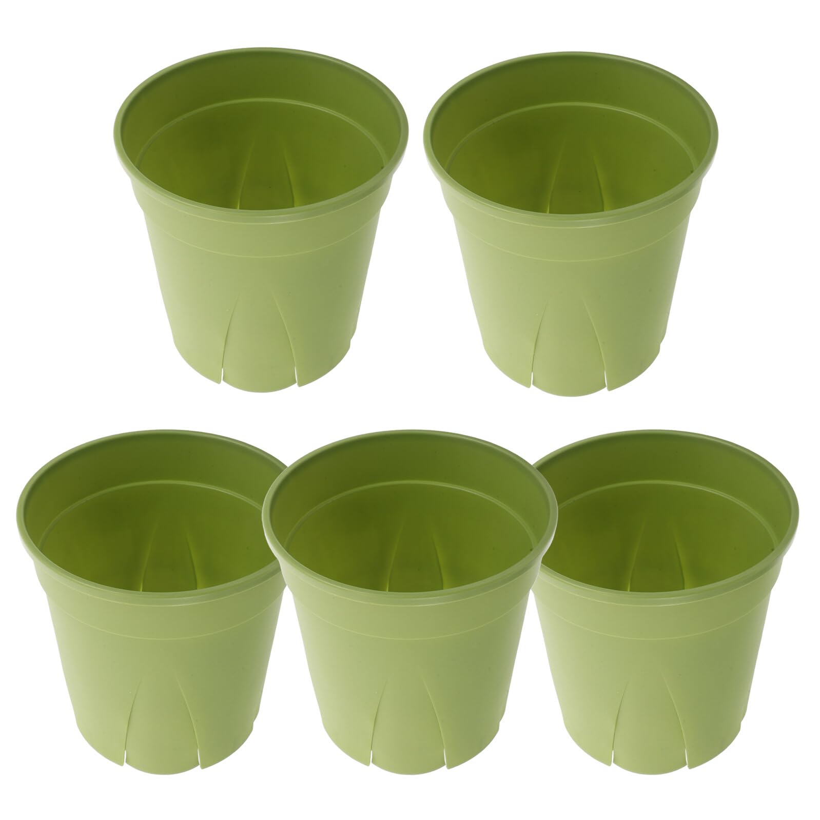Pots de pépinière plastique avec drainage pots fleurs intérieur balcon lot récipients culture