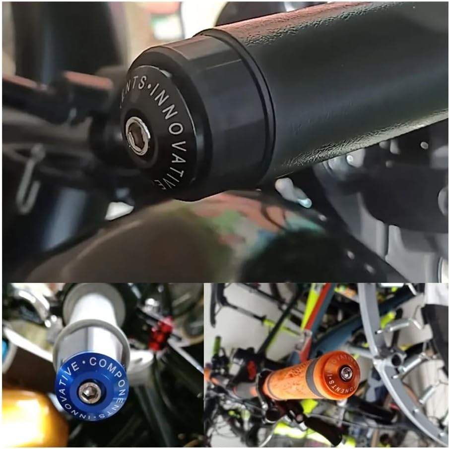 Motorcycle Handlebar End Plugs Motorcycle Handle Bar Ends Weight Handlebar Grips Caps for Honda Crf300L Crf 300 L Abs/Rally Crf300Ls 2021-2024 2025