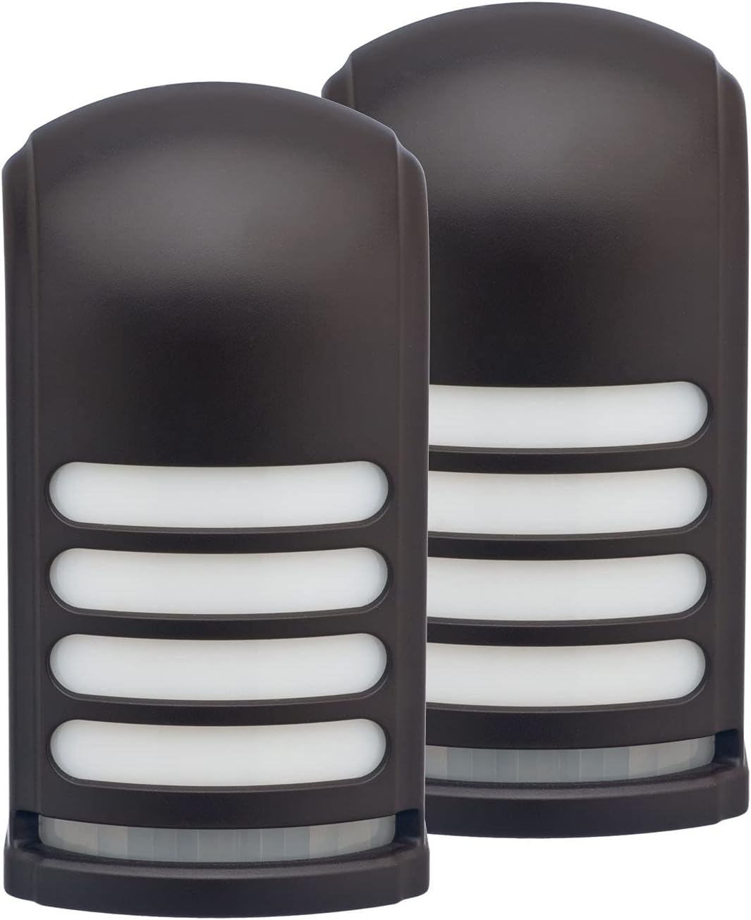 Xodus Innovations BL776 Battery Operated Motion Activated LED Deck and Stair Light, Outdoor or Indoor Use, Weather Resistant (Bronze) Pack of 2