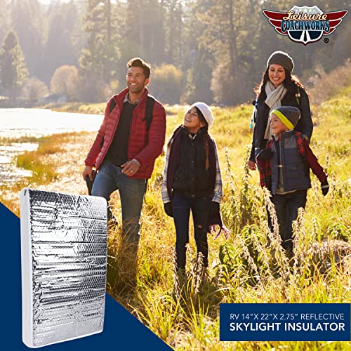 Leisure Coachworks Shower RV Skylight Insulator Fits 14x22 RV/Camper