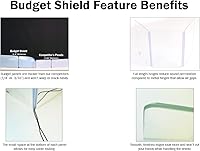 Vista 5 de Drum Shield 5 paneles de 2 pies de ancho X 5 pies de alto en jaula de batería de acrílico con bisagras flexibles de longitud completa