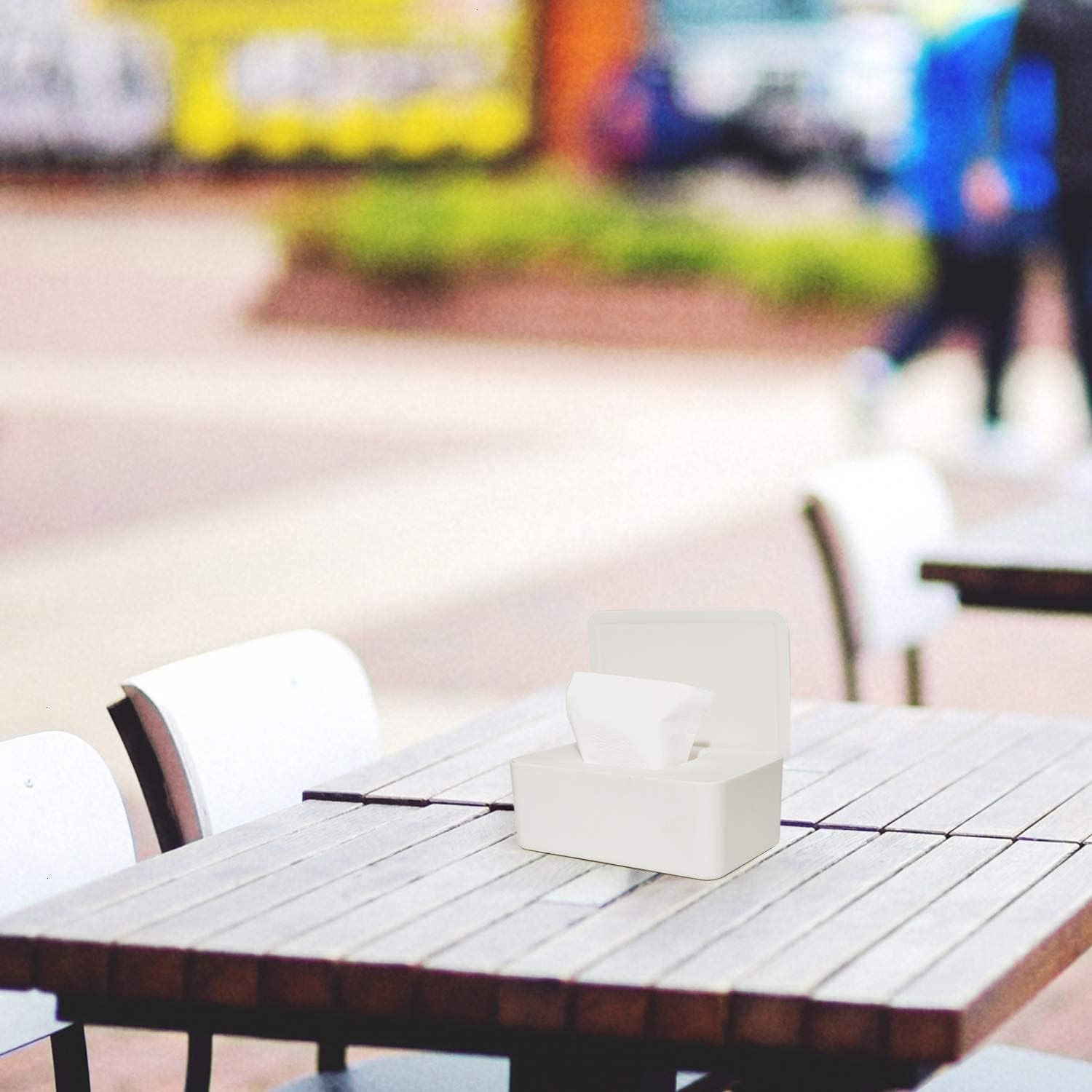 Gonioa Baby Wipe Dispenser, Baby Wipes Case, Baby Wipe Holder Keeps Diaper Wipes Fresh, Easy Open & Close Wipe Container with Non-Slip Feet : Baby