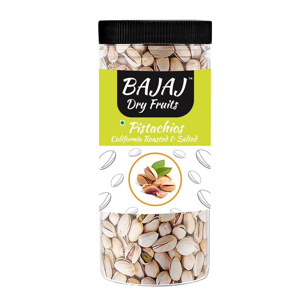 Bajaj Dry Fruits Premium California Roasted & Salted Pistachios |Pista Dry Fruit | Tasty & Healthy | High in Protein & Dietary Fiber | Gluten Free & Low Calorie Nuts (500gm) (B0D4LW1P3F) Amazon Price History, Amazon Price Tracker
