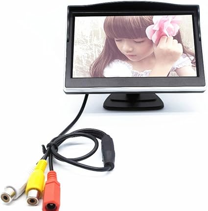 Amazon 車載バックオンダッシュモニター カーcd Dvdプレーヤー対応 オートバック切替可 Hd Lcd液晶ディスプレイ 5インチtftスクリーン吸盤モニター 取付カンタン オンダッシュモニター 車 バイク