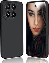 Case for Xiaomi 17 5G Layer – Silicone Case Anti-Shock Protective Mobile Camera Case Cover Soft Thin Bumper Anti-fingerprint, Black