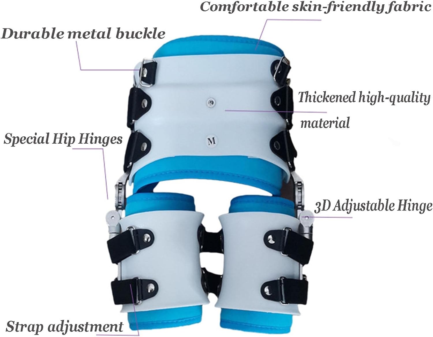 Children's Hip Joint Dislocation of Hip Abduction Orthosis Adjustable Hip Abduction Bracket Hip Dysplasia Corrector,A,L