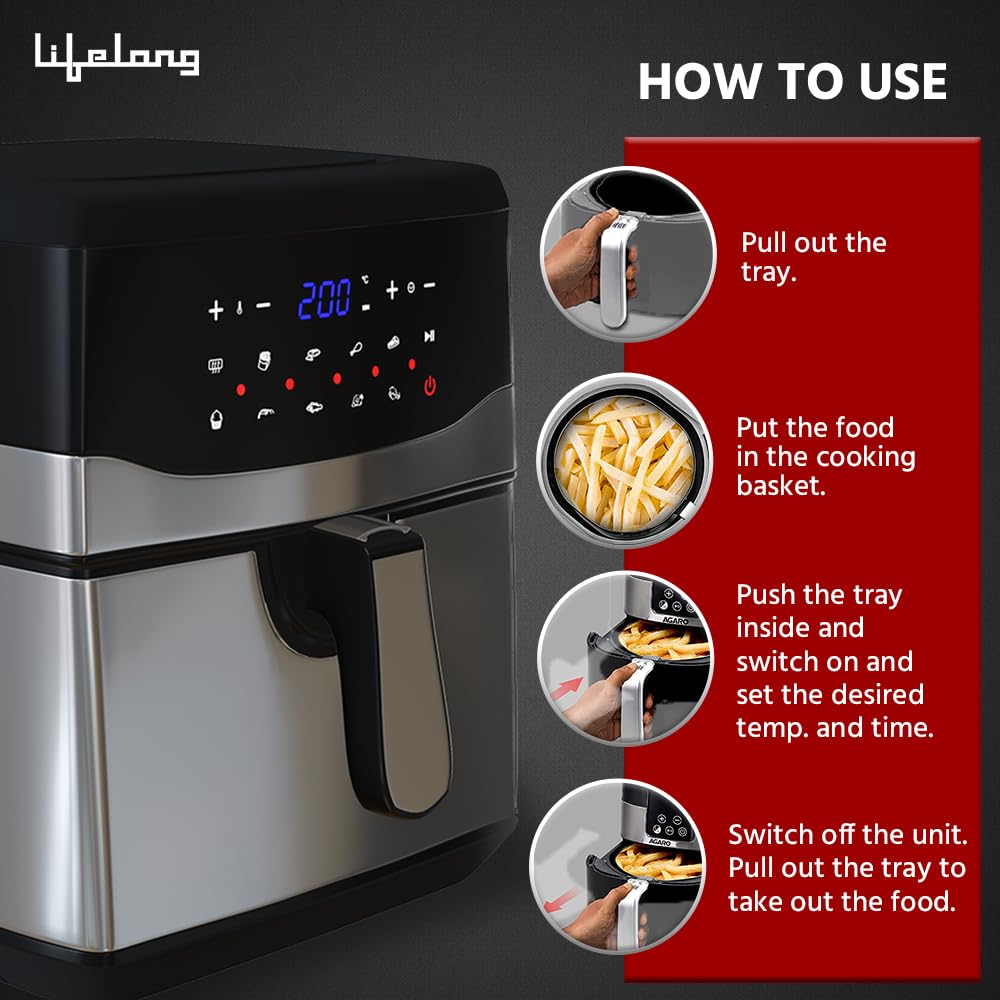 How to Use Air Fryer Steps