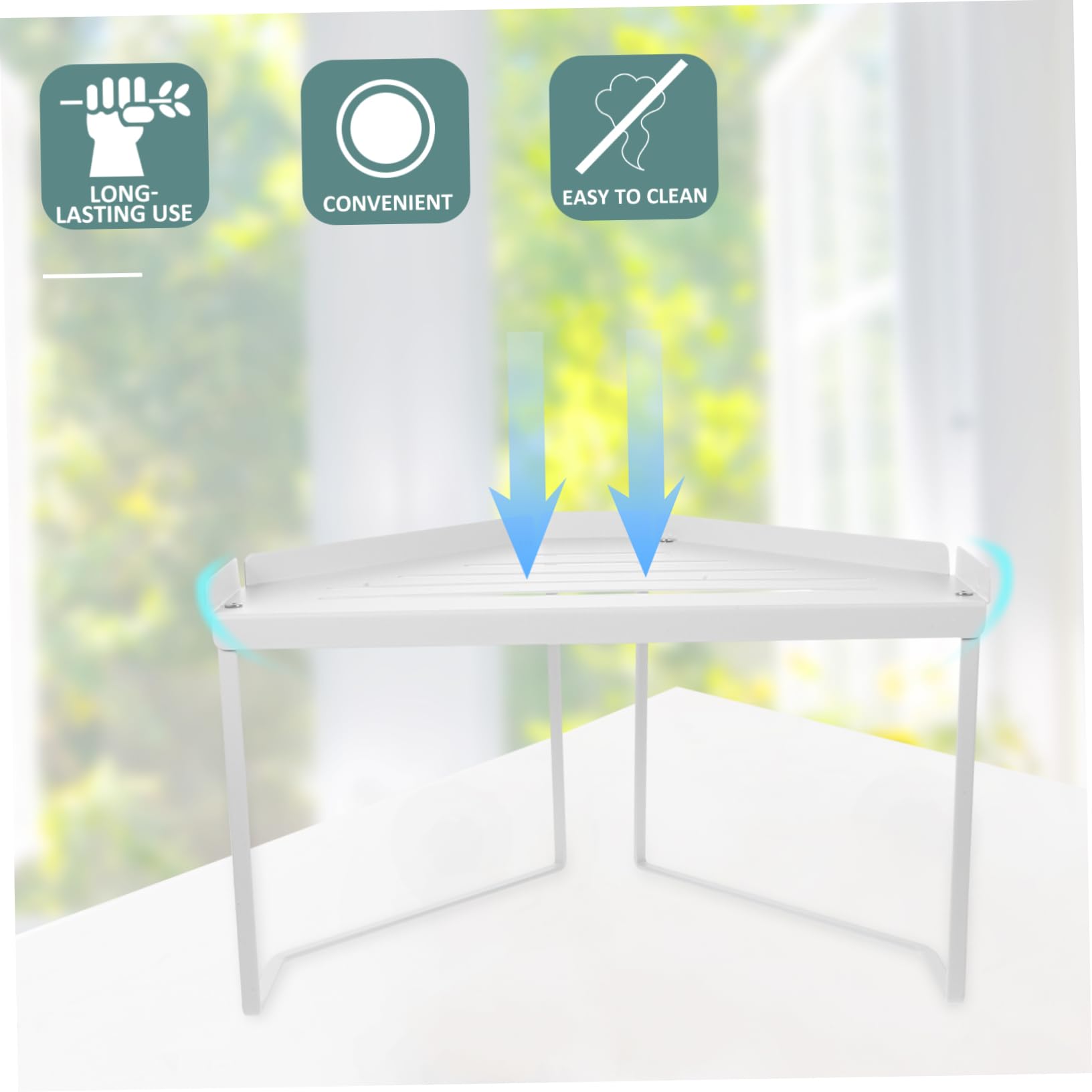 MAGICLULU Étagère à Épices de Table Étagère de Rangement Cuisine Porte-pot à Épices Blanc pour Comptoir Cuisine