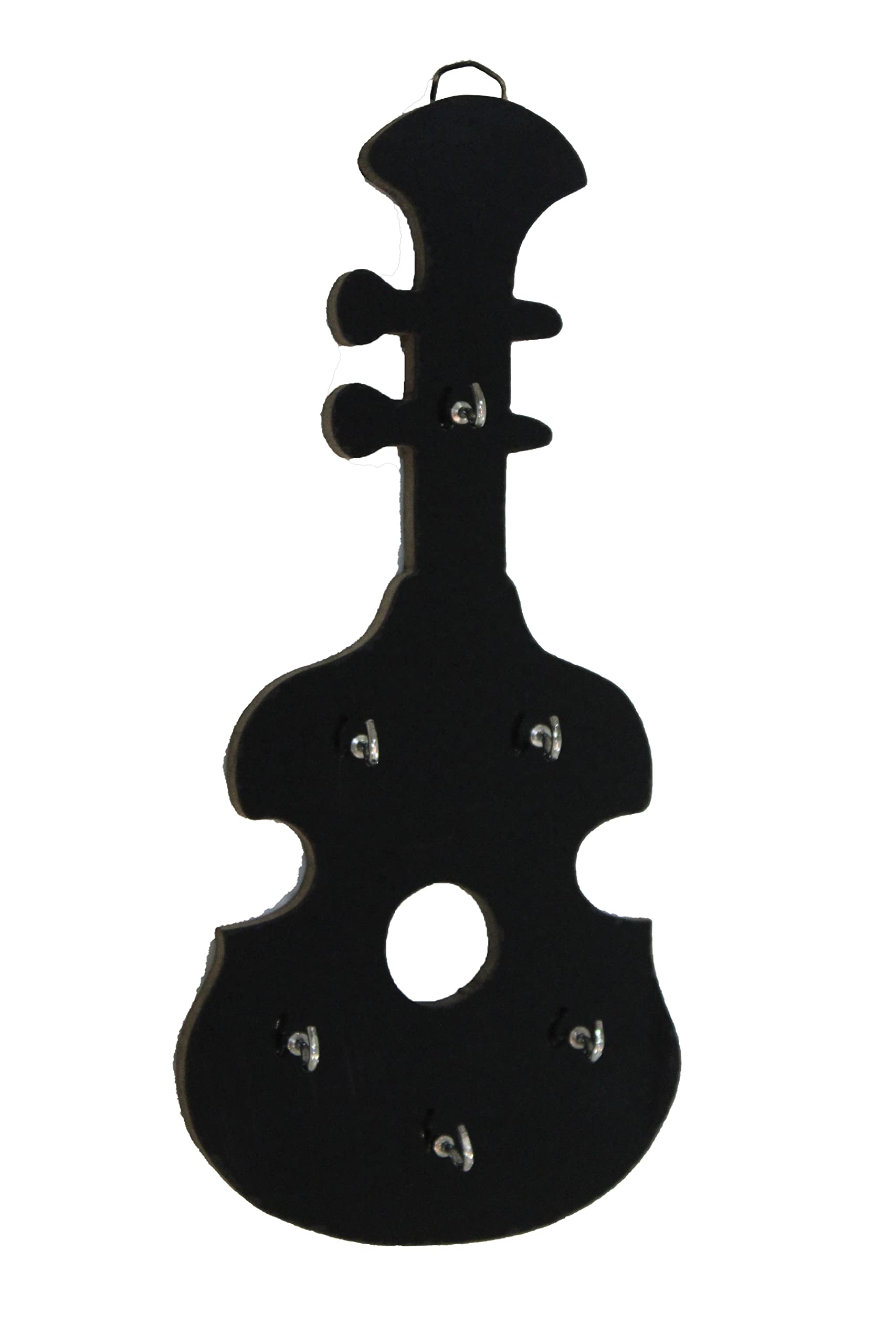 NB Crafted Engineered Wood Guitar Shape Wall Hanging Stylish Unique Key Holder (B09JKT5S8T) Amazon Price History, Amazon Price Tracker