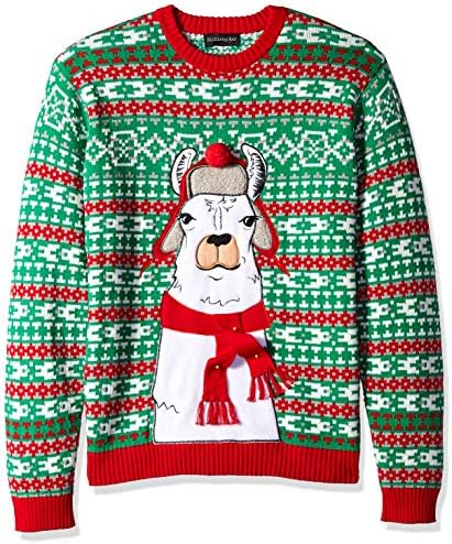 Blizzard Bay Men's Ugly Christmas Sweater Llama, Green/Ivory, Small :  Amazon.com.au: Clothing, Shoes u0026 Accessories