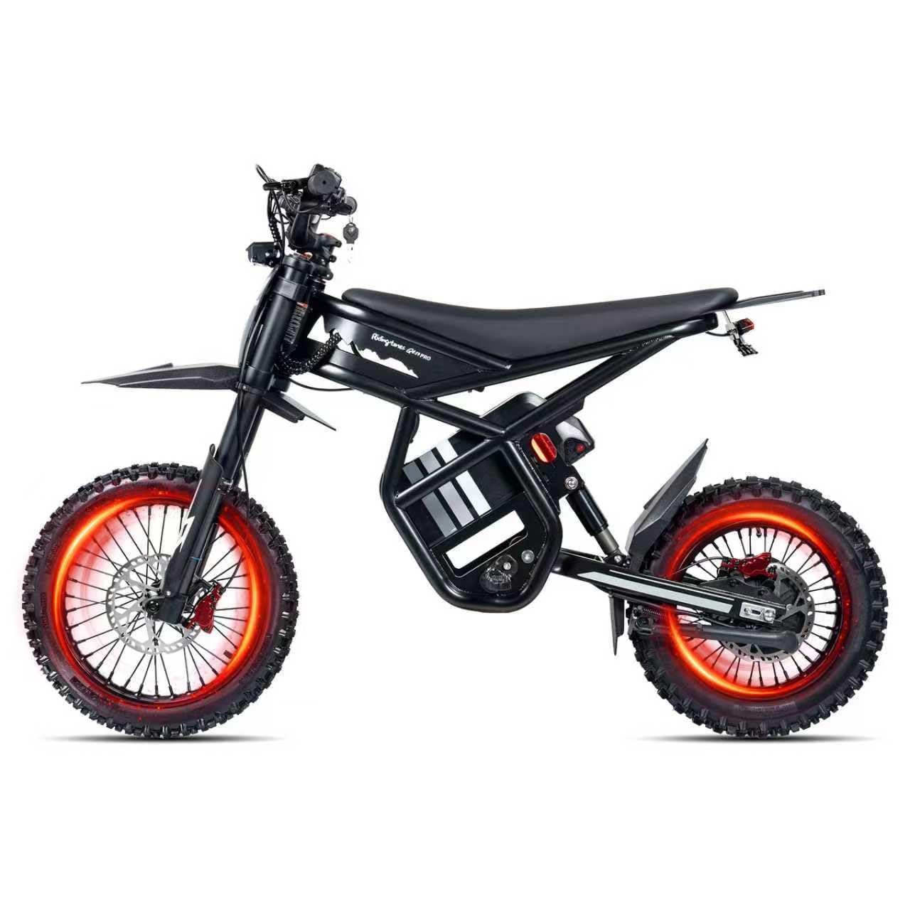 Bootime 3000W GT54 PRO/ GT54 Electric Dirt Bike for Adults Teens - 50/37 MPH High-Speed, 14" Fat Tires &amp; Dual Removable Battery(60V/48V) | All-Terrain Off-Road eBike for Snow, Sand