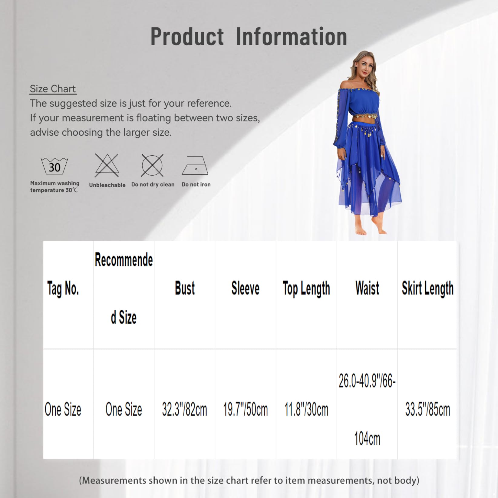 TTAO Costume Danse du Ventre Femme Robe Danse Orientale Haut de Dance Classique Manche Longue et Pantalon Déguisement Indien Princesse Costume Carnaval Halloween