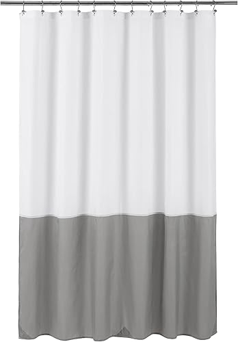 Miniatura 23 de ALYVIA SPRING - Forro de cortina de ducha de tela verde azulado impermeable, forro de tela suave y ligero, 3 imanes, calidad de hotel y lavable a