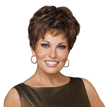 Raquel Welch Womens Pixie Cut Short Red Wig, WINNER | R3329S+ Glazed Auburn, Synthetic Fiber, Adjustable Secure Fit, Glueless Salon Style by Hairuwear Cap Size PETITE