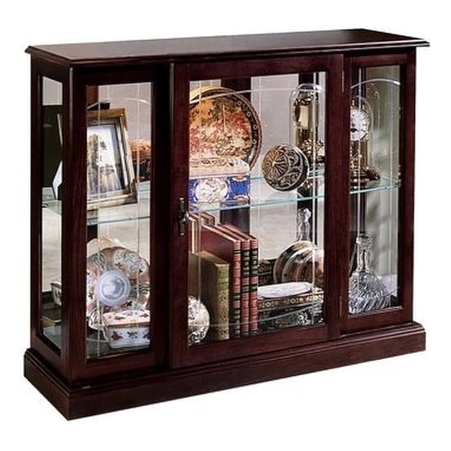 Amazon.com - Home Fare Ridgewood Glass Mirrored Curio China