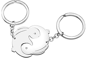 Valentines Day Bunny Couple Keychain