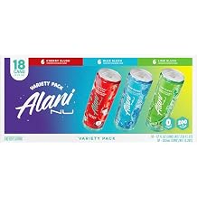 Energy Drink Slush Variety Pack| Pack Of 18 | 3 Different FlavorsLime Slush, Blue Slush and Cherry Slush Variety 12 Fluid Ounce Pack of 18 Alanee Energy Drink Slush Variety Pack|