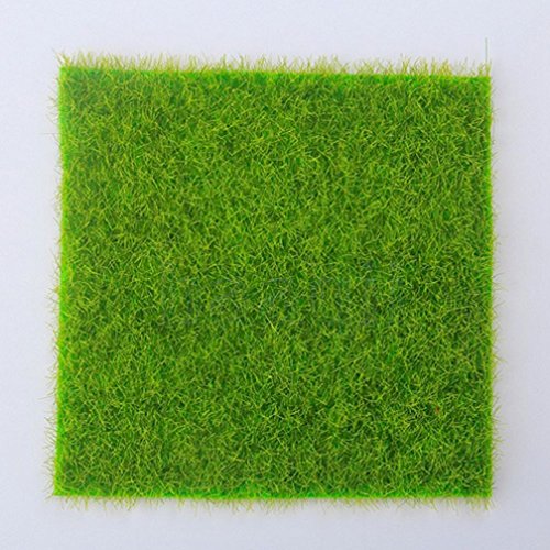 Alcyoneus Nep gazon gras kunstgras miniatuur poppenhuis decor huis tuin ornament (groen)