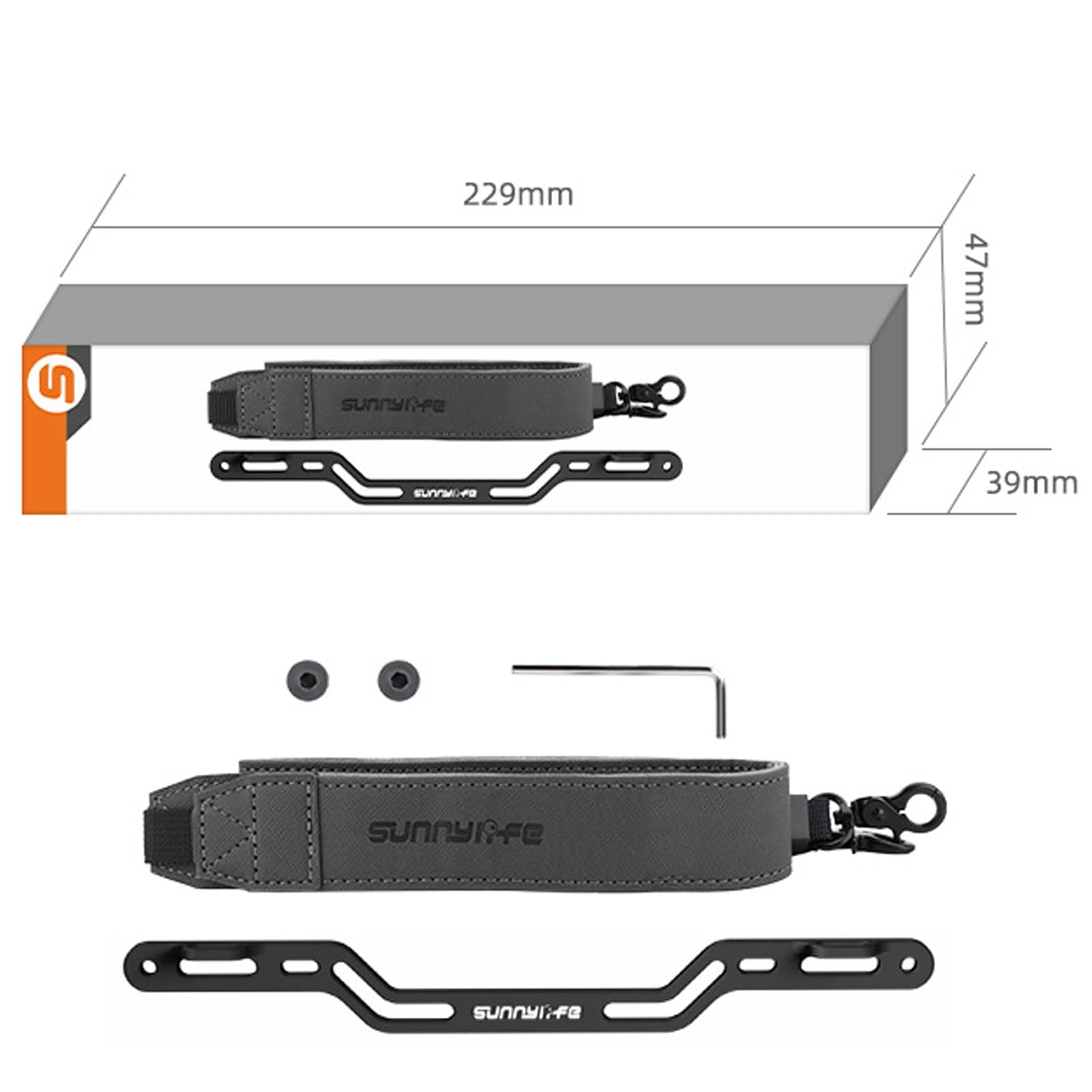 Gancio per cordino da collo per telecomando DJI RC Plus 2/1 con schermo da cintura 2 in 1 cinghia per drone Inspire3/Matrice 4E