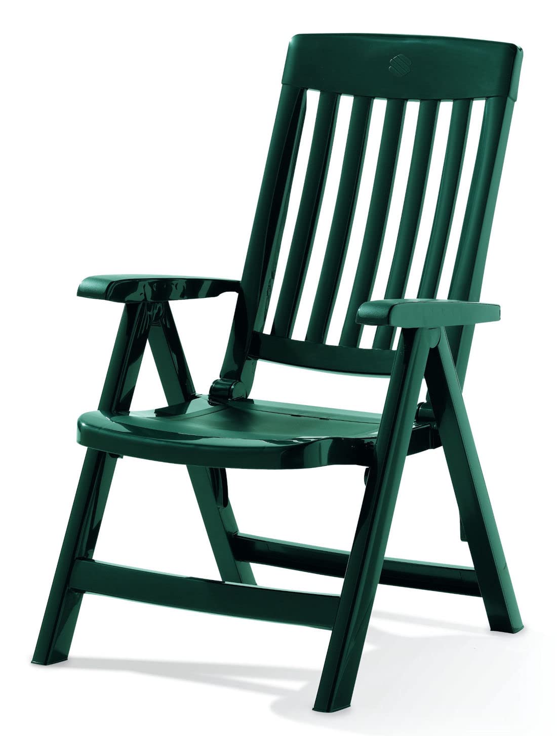 Sieger Palma - Sillón plegable de plástico, color verde