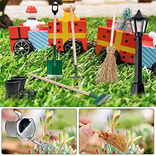 HEAIQUYC 8 Pezzi Set da Giardinaggio in Miniatura