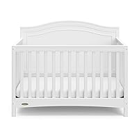 Vista 8 de Graco Paris - Cuna convertible 4 en 1 (blanco) – Certificada GREENGUARD Gold, se convierte en cama infantil y diván, compatible con colchón de cuna