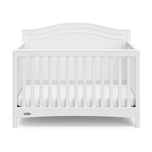 Miniatura 4 de Graco Paris - Paquete de artículos esenciales para cuna y colchón (blanco) – GREENGUARD Gold Certified Baby Cuna y Cuna, cunas con colchón incluido,