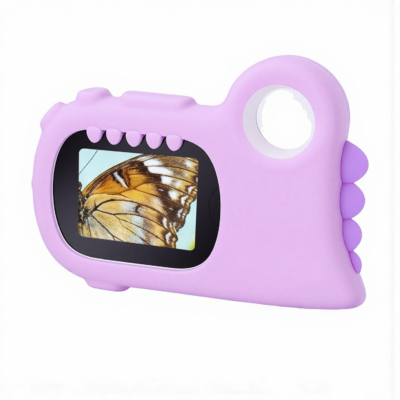 Fockety Microscopio Digital Infantil, microscopio portátil de Mano con Aumento de 1000X, Pantalla de 2 Pulgadas y 8 Luces LED, Juguete Educativo de Ciencia, Regalo para niños niñas