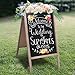 RHF Chalkboard Sign, A Framed Chalk Boards Sign,Sidewalk Sign,Sandwich Chalkboards,Rustic Wedding Welcome Sign, Freestanding, Wedding Chalkboard, Chalkboard Easel, 22" By 40" Blackboards, Vintaged