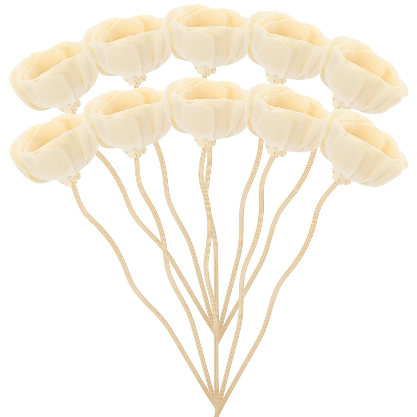 Alipis 5 Sätze Aromatherapie-Rattan Room Fragrance Diffuser Sticks Diffusoren Für Ätherische Öle Großer Flüssig Docht Auswechselbare Aromasticks Raumduftstäbchen 10 Stück * 5
