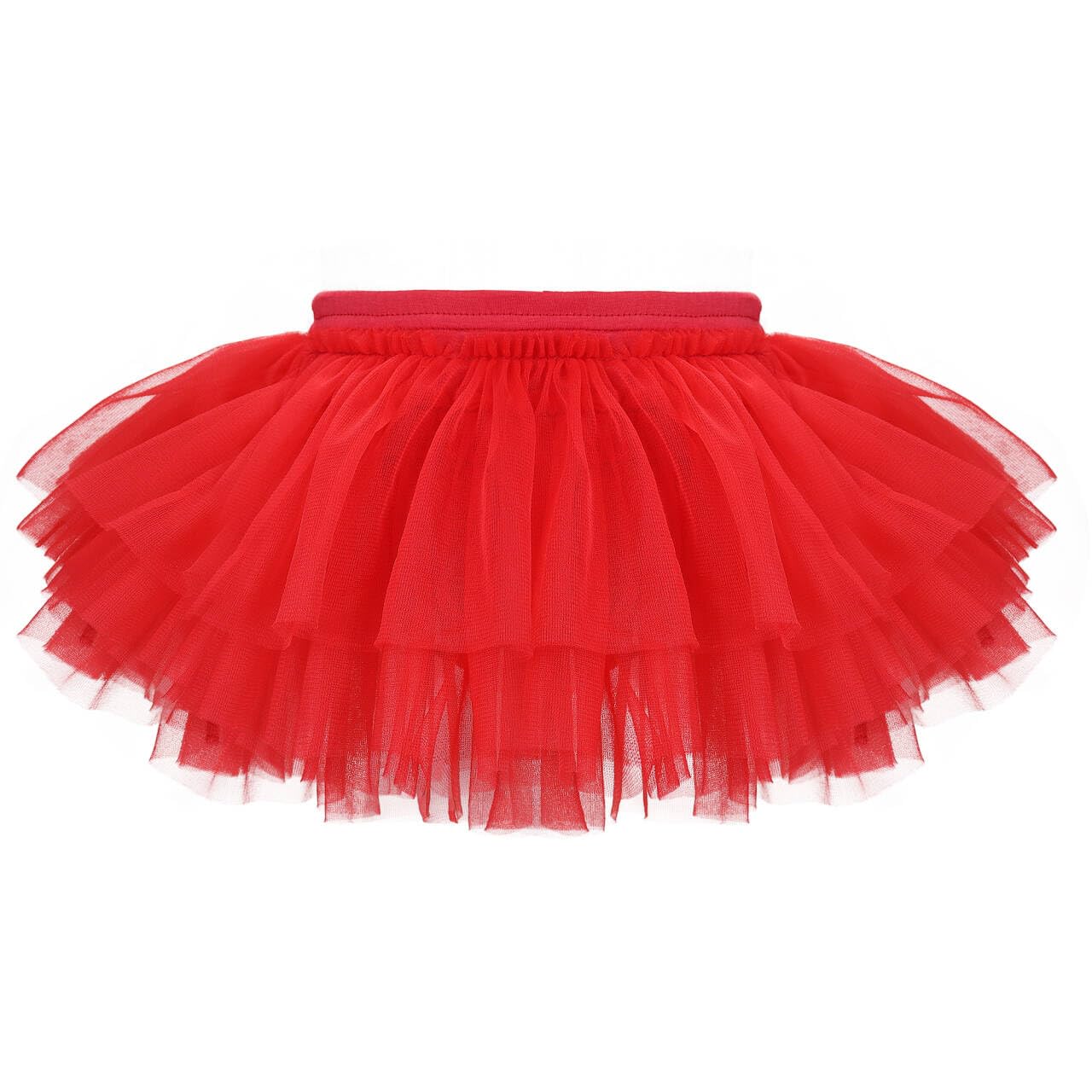 Baby Girls Soft Fluffy Tutu Skirt with Diaper Cover, Tulle Dress Skirt 3 Layers Soft for Newborn,Toddler