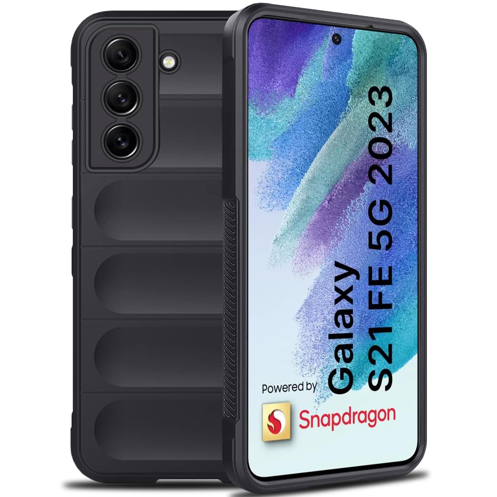 TheGiftKart Liquid Silicon Back Cover Case for Samsung Galaxy S21 FE 5G | Shockproof Military Grade Protection | Micro-Fibre Cloth On Inner Side | Built-in Anti-Slip Grip Back Cover (TPU, Black) (B0CNKNLLFM) Amazon Price History, Amazon Price Tracker